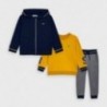 Dres 2 bluzy i spodnie chłopięcy Mayoral 4819-23 Żółty