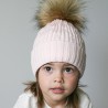 Pupill czapka zimowa SERENA PF dziewczęca kolor różowy