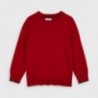 Sweter bawełniany chłopięcy Mayoral 323-75 Czerwony