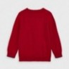 Sweter bawełniany chłopięcy Mayoral 323-75 Czerwony