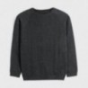 Sweter z lamówką chłopięcy Mayoral 350-45 Czarny
