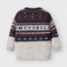 Sweter z haftem dla chłopca Mayoral 2348-36 Beżowy