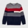 Sweter w paski chłopięcy Mayoral 4328-68 Czerwony/granat