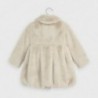 Płaszcz futerko dla dziewczynki Mayoral 4410-31 Beżowy