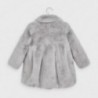 Płaszcz futerko dla dziewczynki Mayoral 4410-33 Szary