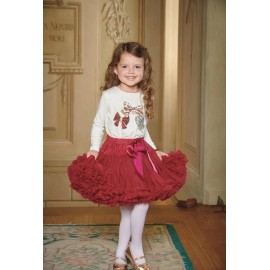 LaVashka spódnica dziewczęca tiulowa rubin LAV22