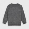 Sweter bawełniany chłopięcy Mayoral 323-71 szary