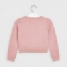 Sweterek trykotowy dziewczęcy Mayoral 4349-81 różowy
