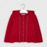 Bluza z kapturem dziewczęca Mayoral 4421-42 czerwona