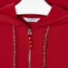 Bluza z kapturem dziewczęca Mayoral 4421-42 czerwona
