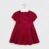 Sukienka aksamitna dla dziewczynek Mayoral 4972-92 czerwona
