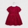 Sukienka aksamitna dla dziewczynek Mayoral 4972-92 czerwona