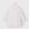 Płaszcz futerko dla dziewczynki Mayoral 2465-19 Kremowy