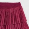Spódnica plisowana dla dziewczynki Mayoral 4958-79 bordowa