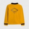 Koszulka polo z nadrukiem chłopięca Mayoral 7123-94 kolor żółty