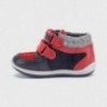 Sneakersy skórzane chłopięce Mayoral 42158-18 czerwone