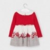 Sukienka z bolerkiem dla dziewczynki Mayoral 2950-59 czerwona