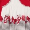 Sukienka z bolerkiem dla dziewczynki Mayoral 2950-59 czerwona