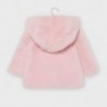 Płaszcz futerko dla dziewczynek Mayoral 2408-43 Różowe