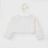 Sweterek dzianinowy dla dziewczynek Mayoral 307-55 kremowy