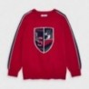 Sweter z haftem chłopięcy Mayoral 4330-66 czerwony