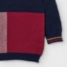 Komplet sweterek ze spodniami dla chłopców Mayoral 2587-63 granat/brąz