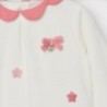Piżamka z haftem dla dziewczynek Mayoral 2751-89 Kremowa