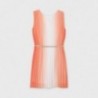 Sukienka plisowana ombre dziewczęca Mayoral 6942-41 Pomarańczowy