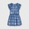 Sukienka z nadrukiem dziewczęca Mayoral 3937-54 Niebieski