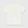 Koszulka z krótkim rękawem dziewczęca Mayoral 105-32 Kremowy