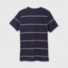 Koszulka w paski dla chłopaka Mayoral 6079-85 Granatowy