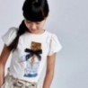 Koszulka z krótkim rękawem dziewczęca Mayoral 6002-70 Granatowy