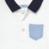 Koszulka polo dla chłopca Mayoral 1103-38 Biały