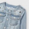 Kurtka jeansowa dla dziewczynki Mayoral 3478-62 Błękitny