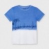 Koszulka z krótkim rękawkiem chłopięca Mayoral 3035-63 niebieska