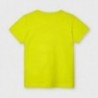 Koszulka z nadrukiem chłopięca Mayoral 3044-73 Limonkowa