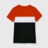 Koszulka z krótkim rękawem dla chłopca Mayoral 6094-42 Czarny/czerwony