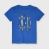 Koszulka z krótkim rękawkiem dla chłopców Mayoral 3042-65 niebieska
