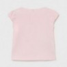 Koszulka z krótkim rękawem dziewczęca Mayoral 1081-70 Różowy