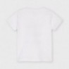 Koszulka z nadrukiem chłopięca Mayoral 3044-74 biała