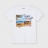 Koszulka z krótkim rękawkiem dla chłopców Mayoral 3031-61 Biała