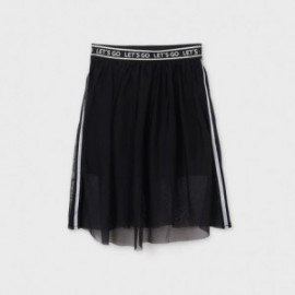 Spódnico-spodnie z tiulem dziewczęce Mayoral 6912-3 Czarny