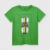 Koszulka z nadrukiem chłopięca Mayoral 3039-38 zielona