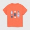Koszulka z krótkim rękawem chłopięca Mayoral 1012-55 Pomarańczowy