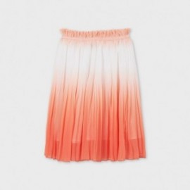 Spódnica ombre plisowana dla dziewczyny Mayoral 6908-41 Pomarańczowy