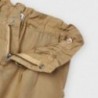 Spodnie luźne z paskiem dziewczęce Mayoral 3552-47 Brązowy