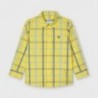 Koszula w kratkę dla chłopców Mayoral 3126-96 żółta