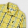 Koszula w kratkę dla chłopców Mayoral 3126-96 żółta