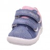 Sneakersy dziewczęce Superfit 1-006437-8010 kolor niebieski