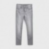 Spodnie jeans slim fit chłopięce Mayoral 516-28 Szary